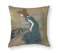 Pablo Picasso - The Fortune (191) - 17 x 22 pulgadas, impresión artística, 1 funda de almohada de poliéster y núcleo de almohada, estilo textil para el hogar, 30 x 30 cm