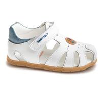 Pablosky ZIG 051802, Sandalia Unisex niños, Blanco, 22 EU Ancho