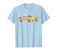 【Pac-Man】 Pac-Man World Re-Pac 004 Camiseta, Hombre, Azul Bebé, XL
