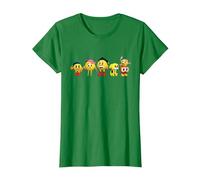 【Pac-Man】 Pac-Man World Re-Pac 004 Camiseta, Mujer, Verde Kelly, XXL