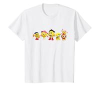 【Pac-Man】 Pac-Man World Re-Pac 004 Camiseta, Niños, Blanco, 3 años