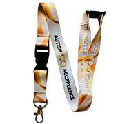 PAC Supplies Global - Cordón de aceptación de autismo - Dorado