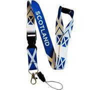 PAC Supplies Global Cordón europeo para insignias con seguridad y clip desmontable, Escocia