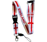PAC Supplies Global Cordón europeo para insignias con seguridad y clip desmontable, Inglaterra, Taille unique