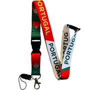 PAC Supplies Global Cordón europeo para insignias con seguridad y clip desmontable, Portugal