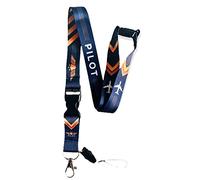 PAC Supplies Global Cordón piloto con rotura de seguridad y clip de hebilla desmontable