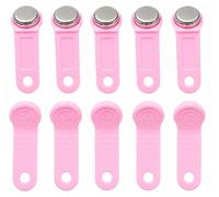 PAC Supplies Global Llavero POS Dallas iButton no magnético, paquete de 10, color rosa