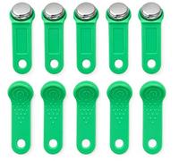 PAC Supplies Global Llavero POS Dallas iButton no magnético, paquete de 10, color verde