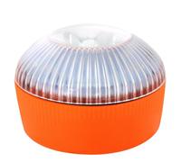 PACABA Luz de advertencia de avería para coche, luz de emergencia portátil, regulable, 2 modos, iluminación de 360 grados, distancia visible, 11 km, base magnética, peligro, baliza V16