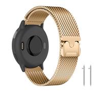PaceBid 20mm Metal Correa para Garmin Vivoactive 6/5/Forerunner 165/245/170 | para Garmin Forerunner 165 Music/645/570 42mm/70 43mm,Approach S50/S44,Venu Sq 2, Metal Magnético Pulsera Correa, Oro Rosa