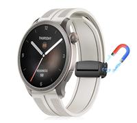PaceBid 22mm Correa para Amazfit Balance/Bip 6/5/Cheetah Pro, Silicona Complejo Nylon Trenzada Magnética Reloj de Repuesto para Amazfit GTR 4/3 Pro/3/GTR 2e/GTR47mm/Stratos 3/2/Nexo/Pace - Starlight