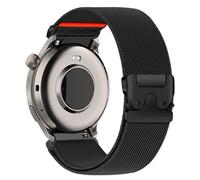 PaceBid 22mm Nailon Correa para Amazfit Balance 3/2/Ultra/Bip 6/Bip5/Bip Max/Cheetah Pro/2 Ultra, Elásticos Nylon Trenzada Pulsera para Amazfit Balance/GTR 4/3 Pro/2e/GTR 47mm/Stratos 3/2 - Negro