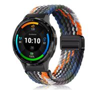 PaceBid 22mm Nylon Correa para Garmin Venu 3 45mm/Forerunner 265/255/Venu 2, Trenzada Magnética Reloj de Repuesto para Huawei Watch GT 5/GT 5 Pro/Watch 4 46mm/Xiaomi Redmi Watch 5 Active - Vistoso