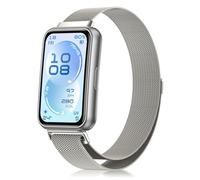 PaceBid Metal Correa para Huawei Band 11/11 Pro, Hombres y mujeres Acero Inoxidable Metal Repuesto Correa Magnético Pulsera para Huawei Band 11 Pro - Starlight