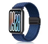 PaceBid Nylon Correa para Xiaomi Smart Band 9 Pro/8 Pro/Xiaomi Redmi Watch 6/Watch 5/4, Hombres Mujeres Nailon Trenzada Magnética Reloj de Repuesto para Xiaomi Mi Band 8 Pro/Mi Band 9 Pro - Azul