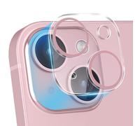 PaceBid Vidrio Templado Protector Lente Cámara para iPhone 15/iPhone 15 Plus, Aleación Aluminio + VidrioTemplado 9H Dureza Cámara Lente Protector Compatibile con iPhone 15/iPhone 15 Plus Rosa