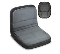 PACETAP Riding Lawn Mower Seat Cover, Durable Polyester Oxford Waterproof Seat Cover Compatible with John Deere, for Craftsman, for Cub Cadet, for Kubota(Gray,Medium)