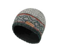 Pachamama Gorro de lana para hombre, con forro polar, tejido a mano, color gris, talla única, hecho a mano, extra cálido, comercio justo, gris, Taille unique