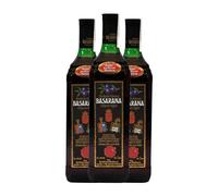 Pacharán Bodegas Navarras Basarana Etiqueta Negra Botella Misil 1 L (Caja de 3 Botella Misil de 1 L)
