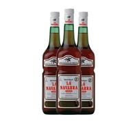 Pacharán La Navarra Botella Misil 1 L (Caja de 3 Botella Misil de 1 L)