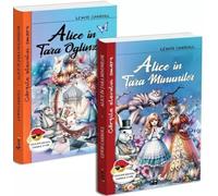 Pachet 2 carti: Alice in Tara Minunilor + Alice in Tara Oglinzilor - Lewis Carroll, Cartile elevului smart, Editie in limba romana