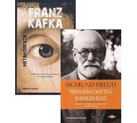 Pachet 2 carti: Metamorfoza + Psihologia colectiva si analiza Eului - Franz Kafka, Sigmund Freud
