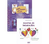 Pachet: 200 de scantei de creatie Vol.1. Kit de creativitate - carte + caiet - Andreea Denisa Puiu, Ars Libri Junior, Editie in limba romana