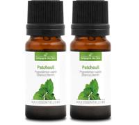 PACHULI - 10 mL - Aceite Esencial Orgánico - 100% Puro, Natural, Quimiotipado y Certificado Cosmos (Paquete de 2)