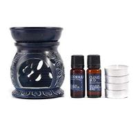 Pachuli y clavo Set de regalo de quemador de aceite