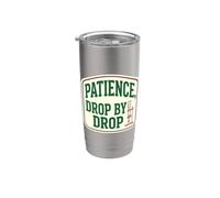 Paciencia, La paciencia es virtud Ciencia Humor A Vaso térmico de acero inoxidable de doble pared