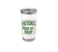 Paciencia, La paciencia es virtud Ciencia Humor A Vaso térmico de acero inoxidable de doble pared