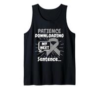 Paciencia - Trastorno De La Comunicación Afasia Camiseta sin Mangas