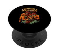 Paciente de cirugía cardíaca Sobreviví a un Bypass Triple PopSockets PopGrip Adhesivo