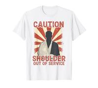 Paciente de recuperación de Cabestrillo de Brazo Fuera de Servicio de la precaución Camiseta