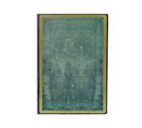 Pacific Blue (Old Leather Collection) Midi Dot-Grid Softcover Flexi Journal (Elastic Band Closure)