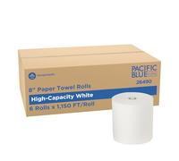 Pacific Blue Ultra 8” High-Capacity Recycled Paper Towel Roll by GP PRO (Georgia-Pacific), White, 26490, 1150 Feet Per Roll, 6 Rolls Per Case