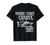 Pacific Coast Cruise Squad 2025 Crucero familiar por la costa del Pacífico Camiseta