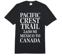 Pacific Crest Trail 2650 Millas de México a Canadá Caminata Comfort Colors Adult Heavyweight T-Shirt