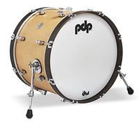 Pacific Drums Concept Classic Bass Drum, bombo, 20" x 14", Natural Stain, aros en Walnut Stain