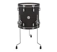 Pacific Drums Concept Classic Floor Tom, 14" x 14", Ebony Stain, aros de madera en Ebony Stain