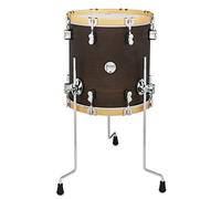 Pacific Drums Concept Classic Floor Tom, 14" x 14", Walnut Stain, aros de madera en Natural Stain