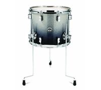 Pacific Drums Concept Maple Floor Tom, 14" x 12", Silver to Black Fade