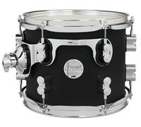 Pacific Drums Concept Maple Tom, 10" x 8", Satin Black Finish Ply