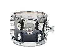 Pacific Drums Concept Maple Tom, 8" x 7", Silver to Black Fade Lacquer