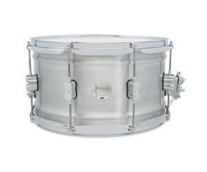Pacific Drums Concept Metal Snare 35.6x20.3 cm, 1.2mm Aluminio satinado, carcasa enrollada, tono seco
