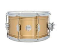 PDP Concept Series Metal Snare, 14" x 8" Brushed Brass, 1.2mm, Natural Satin