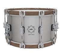 Pacific Drums Concept Select Metal Snare, caja de metal, 14" x 8", aros de nogal y aluminio de 3 mm