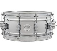 Pacific Drums Concept Series Metal Snare, caja de metal, 14" x 6,5", acero inoxidable de 1 mm, herrajes cromados satinados