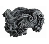 Pacific Giftware 5.5 Inch Pan Character Cold Cast Resin Figurine Ashtray, Gunmetal
