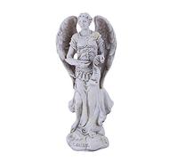 Pacific Giftware Figura de Colección Arcángel Santo Gabriel, 12 CM Alta, Blanco